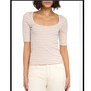 Faherty Freestyle Cotton Modal Blend T Shirt Medium layered staple classic boho